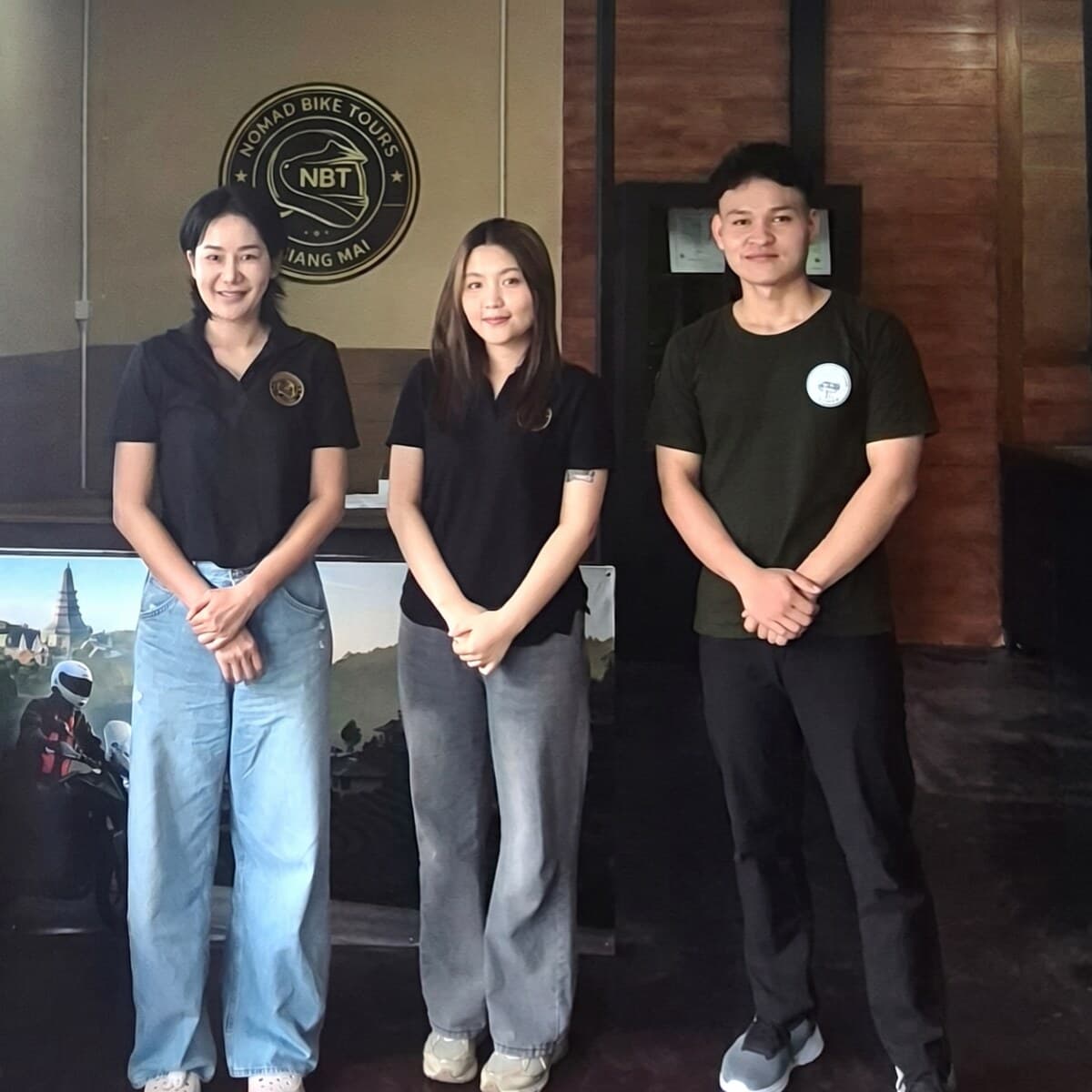 The NBT crew at their Chiang Mai shop