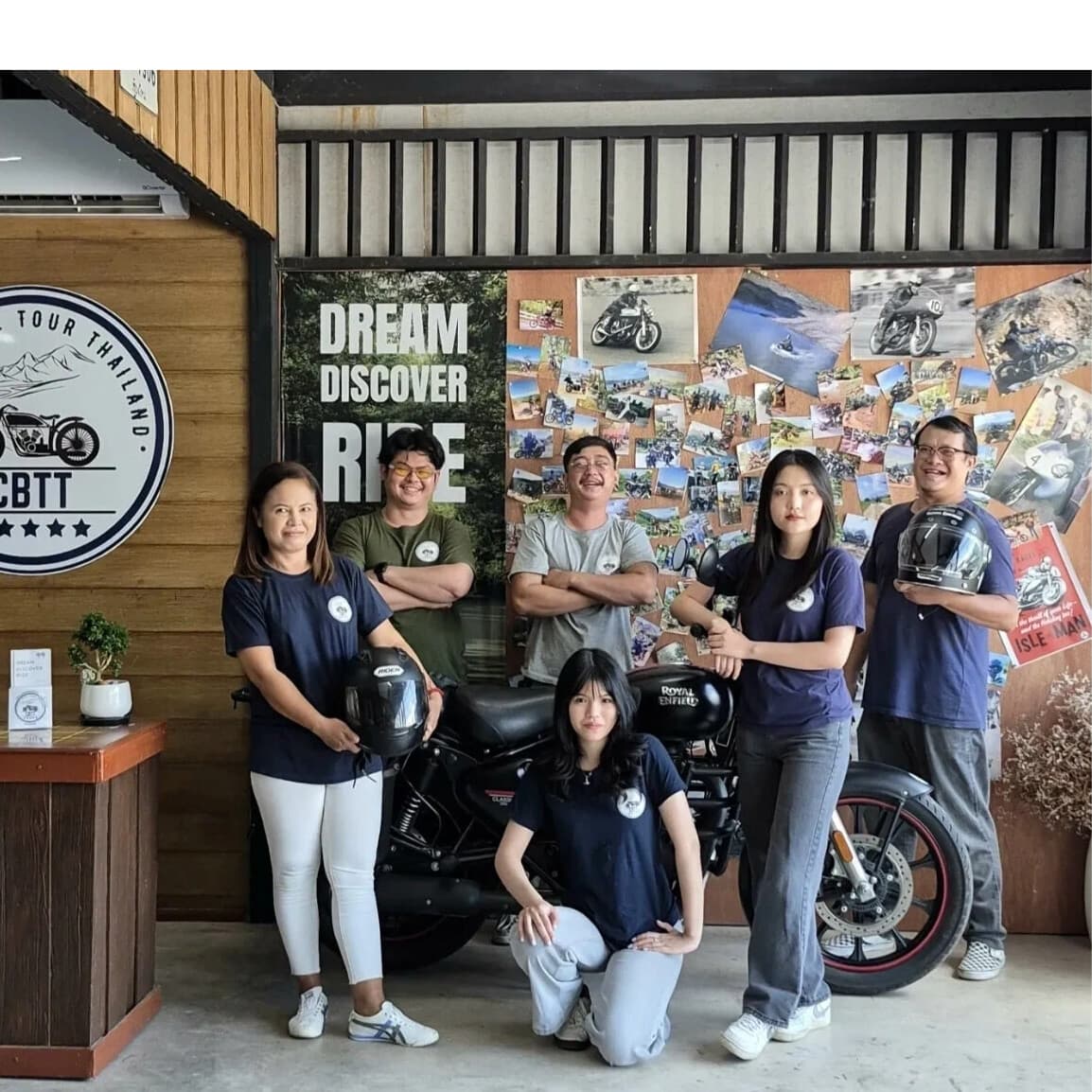 The CBTT crew at their Chiang Mai shop